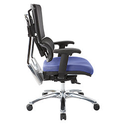 Vertical Black Mesh Back Chair